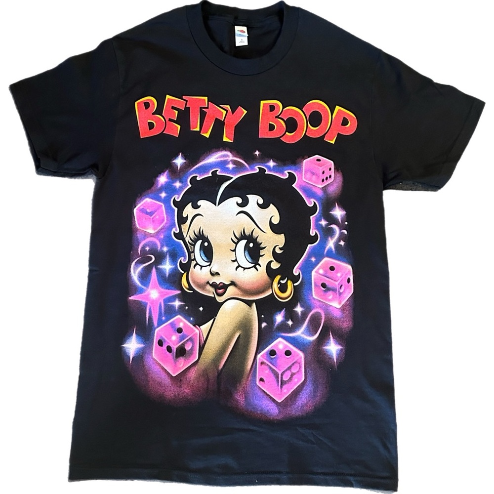 Betty Boop black cotton tshirt unisex
